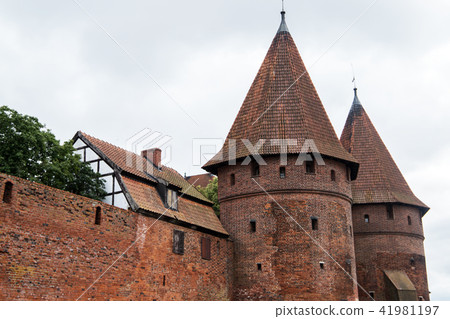 Malbork castle, medieval teutonic castle in Poland Malbork castle, medieval teutonic castle in Poland 41981197