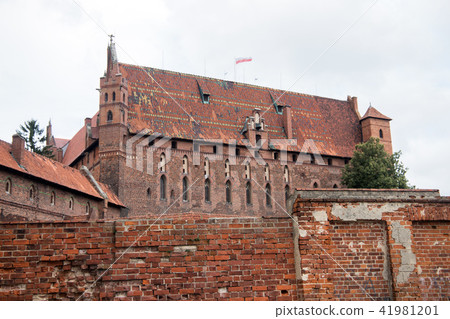 Malbork castle, medieval teutonic castle in Poland Malbork castle, medieval teutonic castle in Poland 41981201