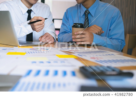 Young startups businessmen teamwork. 41982780