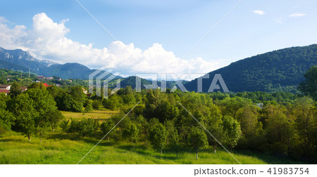 Mountain valley, Carpathian mountains Romania 41983754