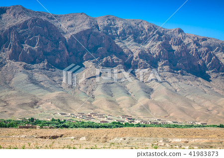 Morocco Mountains in the desert 41983873