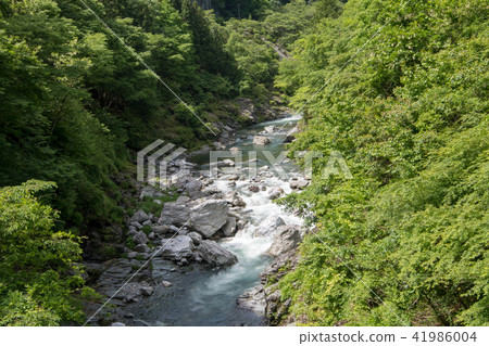 Oobawa河Keiya秩父荒川水係日本風景路 41986004