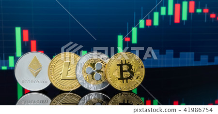Bitcoin and cryptocurrency investing concept. Bitcoin and cryptocurrency investing concept. 41986754