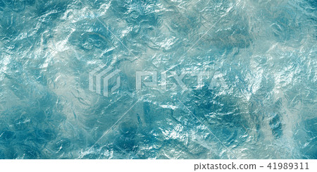 Bright and detailed frozen icing surface close-up material texture background, top view (seamless connection, high resolution 3D CG rendering ∕ coloring insert 41989311