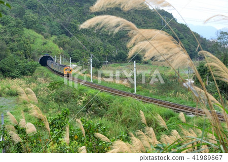 Transportation travel tourism Hualien sightseeing railway train Transportation travel tourism Hualien sightseeing railway train 41989867