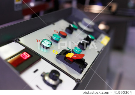 control panel of a metalworking machine control panel of a metalworking machine 41990364