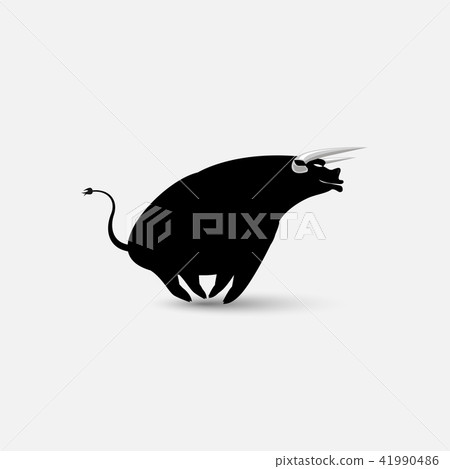 Bull cartoon - vector illustration Bull cartoon - vector illustration 41990486