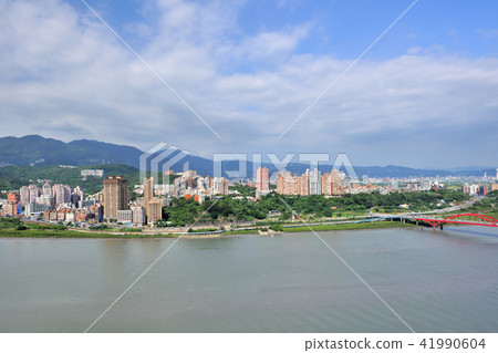 淡水河 關渡大橋 台北風景 河川 41990604