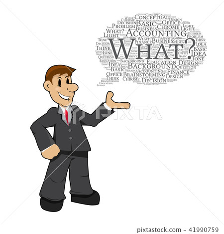 business man with call out "WHAT" business man with call out "WHAT" 41990759