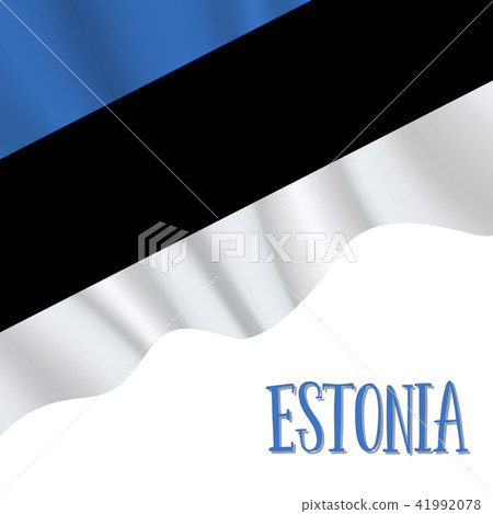 20 August, Estonia Independence Day background - Stock Illustration