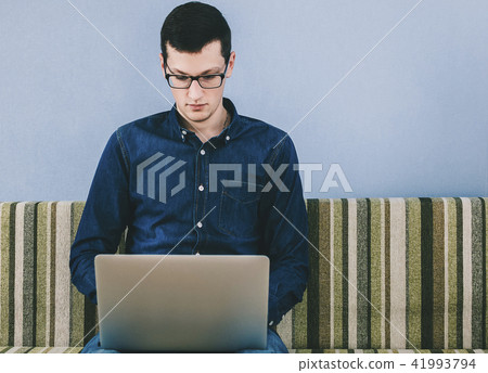 Man With Laptop Man With Laptop 41993794