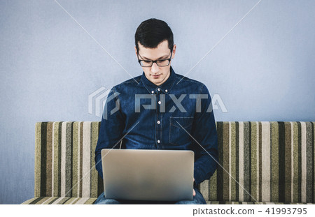 Man With Laptop 41993795