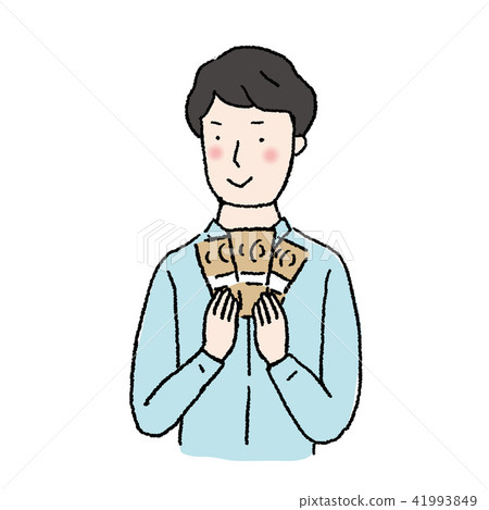 大金富有的年輕人例證 41993849