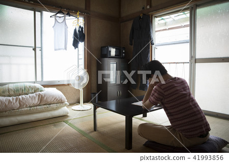 Resident of rag apartment Resident of rag apartment 41993856
