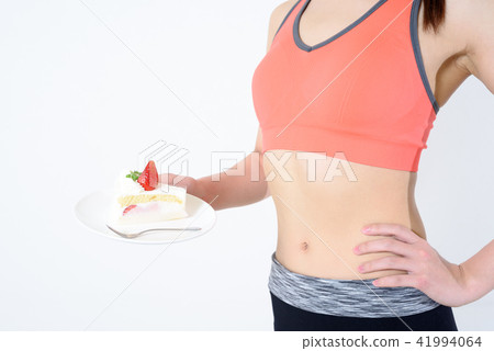 Young lady with fitness, diet image Young lady with fitness, diet image 41994064