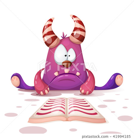 Cute, funny, monster read book. Cute, funny, monster read book. 41994185