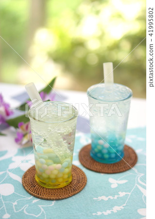 Schwaszwa果凍的顏色木薯粉 41995802