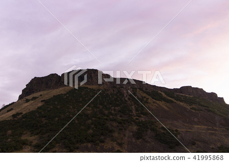 Arthur Seat hills at dawn in Edinburgh Scotland UK 41995868
