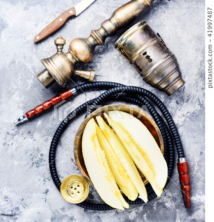 oriental shisha with melon 41997487
