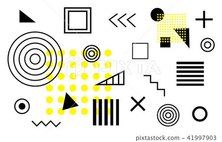 Vector abstract memphis style retro background Vector abstract memphis style retro background 41997903