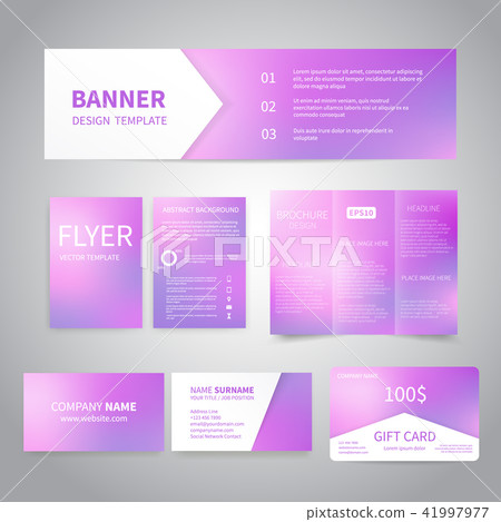 Banner, flyers, brochure, business cards 41997977