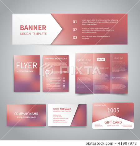 Banner, flyers, brochure, business cards 41997978
