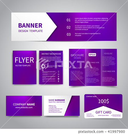 Banner, flyers, brochure, business cards 41997980