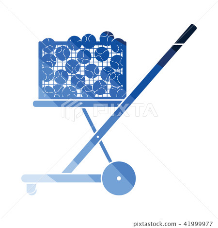 Tennis cart ball icon Tennis cart ball icon 41999977