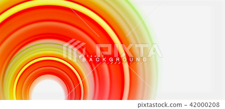 Rainbow fluid color line abstract background - swirl and circles, twisted liquid colours design Rainbow fluid color line abstract background - swirl and circles, twisted liquid colours design 42000208