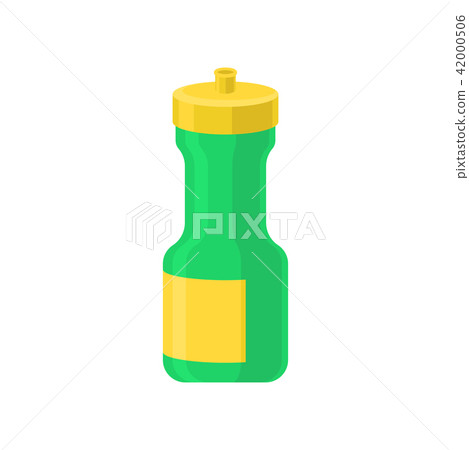 Download Green And Yellow Plastic Reusable Water Bottle Stock Illustration 42000506 Pixta PSD Mockup Templates