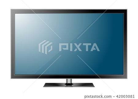 Realistic TV screen. Modern stylish led type. Realistic TV screen. Modern stylish led type. 42003081