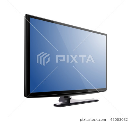 TV flat screen lcd, plasma realistic vector TV flat screen lcd, plasma realistic vector 42003082