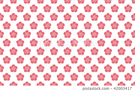 Seamless Japanese pattern "plum" Seamless Japanese pattern "plum" 42003417