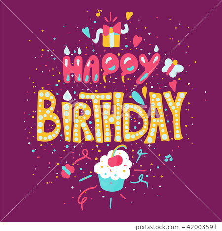 Happy Birthday Card Happy Birthday Card 42003591