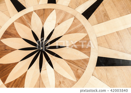 Vintage parquet with classical pattern 42003840