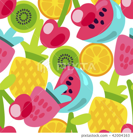 Summer Fruits Patterns 42004163
