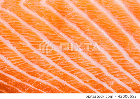 fresh red salmon fillet Closeup background fresh red salmon fillet Closeup background 42006652