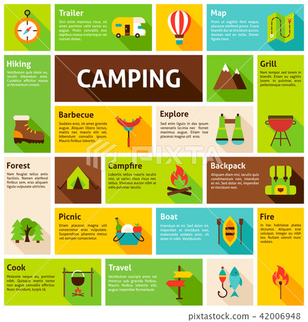 Camping Infographics Design Camping Infographics Design 42006948