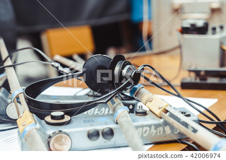 old dark green amateur ham radio 42006974