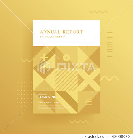 Simple Brochure Background - Stock Illustration [42008020] - PIXTA