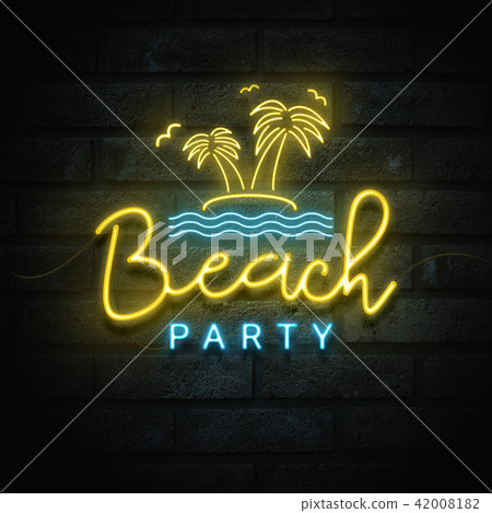 Neon sign background 42008182