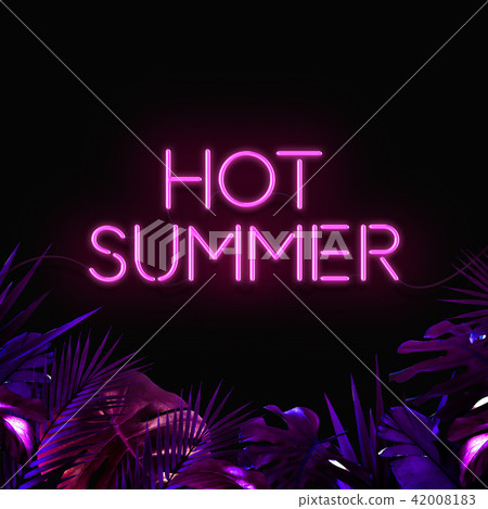 Neon sign background 42008183