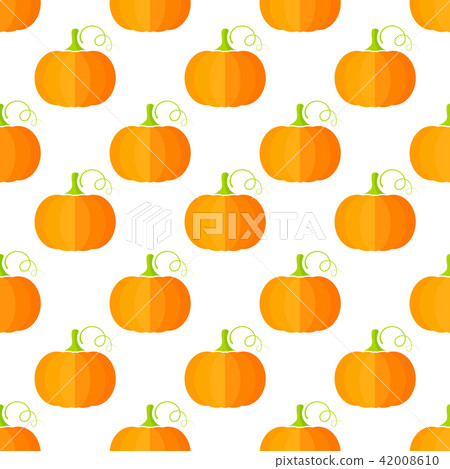 Pumpkin decoration vegetable seamless pleattern Pumpkin decoration vegetable seamless pleattern 42008610