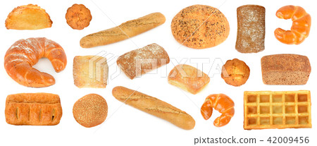 Assortment bread products from wheat and rye   42009456