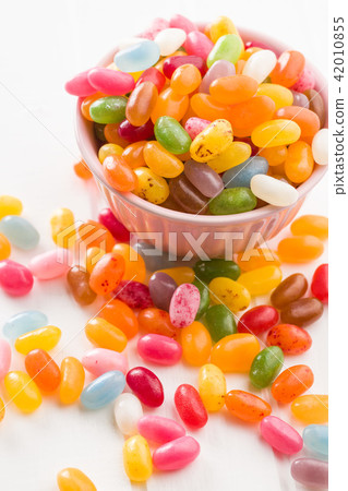 Sweet jelly beans. 42010855