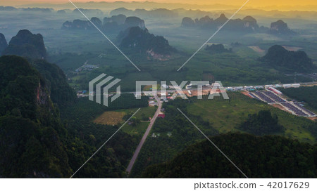 aerial view landscape of Mountain in Thailand aerial view landscape of Mountain in Thailand 42017629