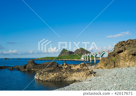 Invincible Scenic East Coast Landmark Sanxiantai Eight Arch Bridge Invincible Scenic East Coast Landmark Sanxiantai Eight Arch Bridge 42017671