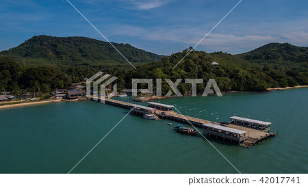 aerial view landscape of port Koh Yao Noi,Thailand 42017741