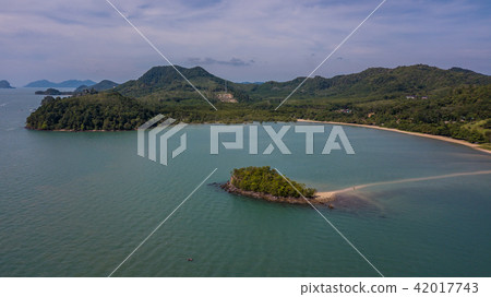 aerial view landscape of port Koh Yao Noi,Thailand 42017743