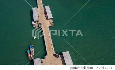 aerial view landscape of port Koh Yao Noi,Thailand 42017745
